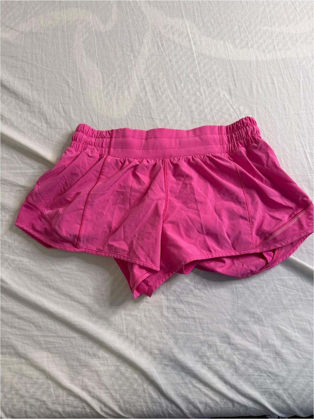 Women's Hot Pink Athletic Shorts